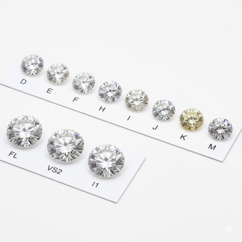 Color y Pureza de los Diamantes: Guía Completa de Escalas y Evaluación de Calidad