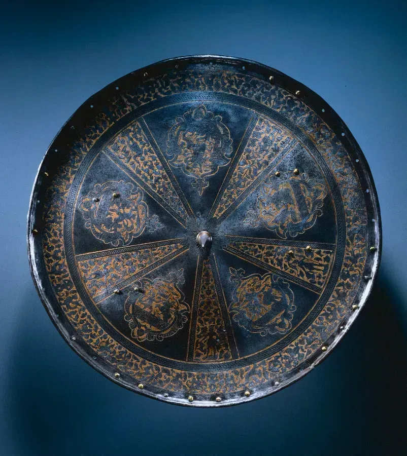 Рондаш, миланский круглый щит около 1570 года, Кливлендский музей
