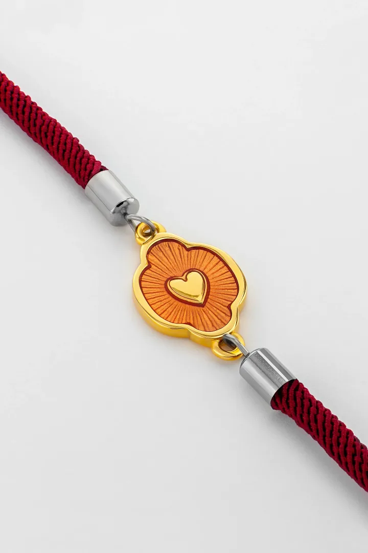 PULSERA CORAZÓN LLAMEANTE