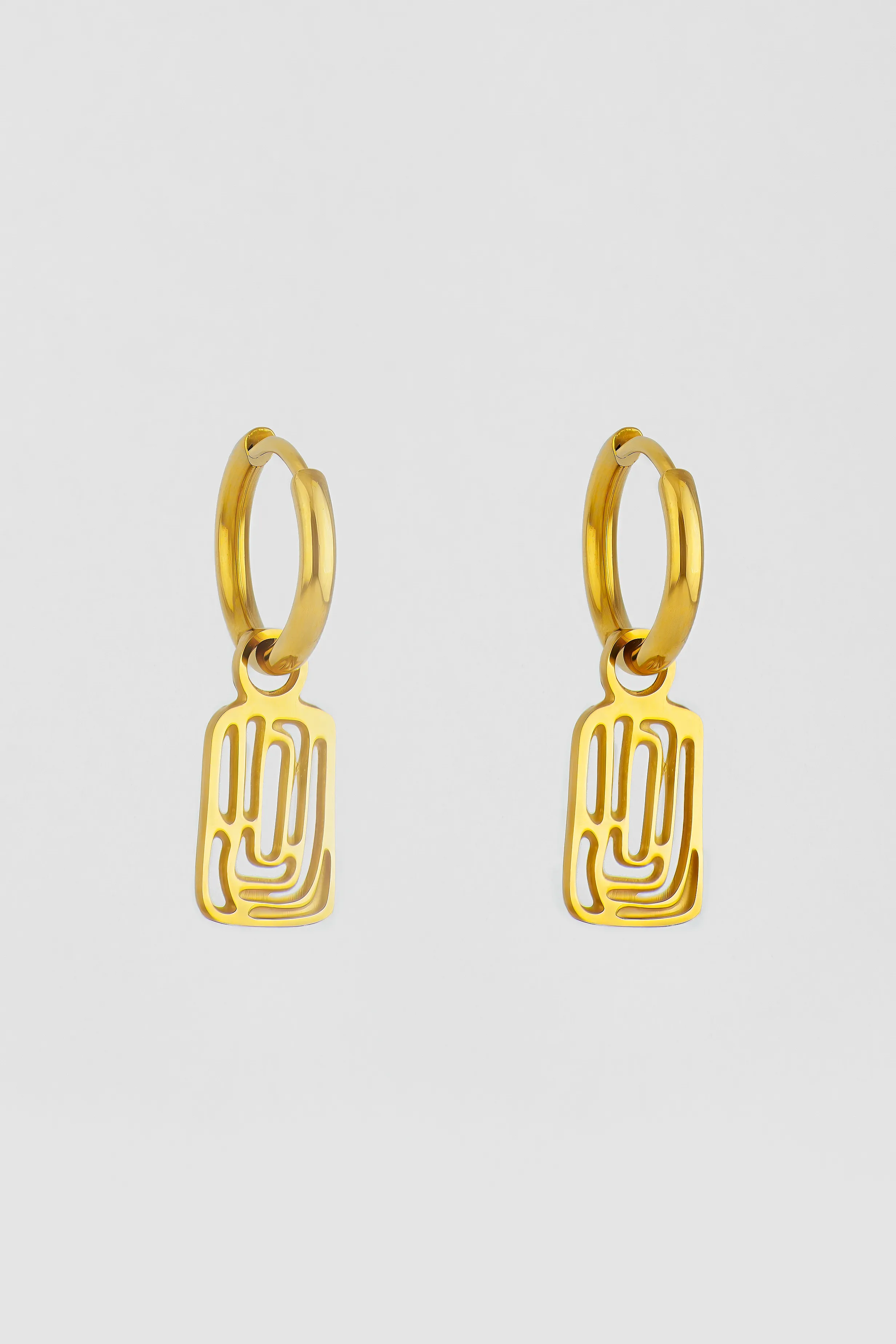 PENDIENTES LABERINTO DORADO