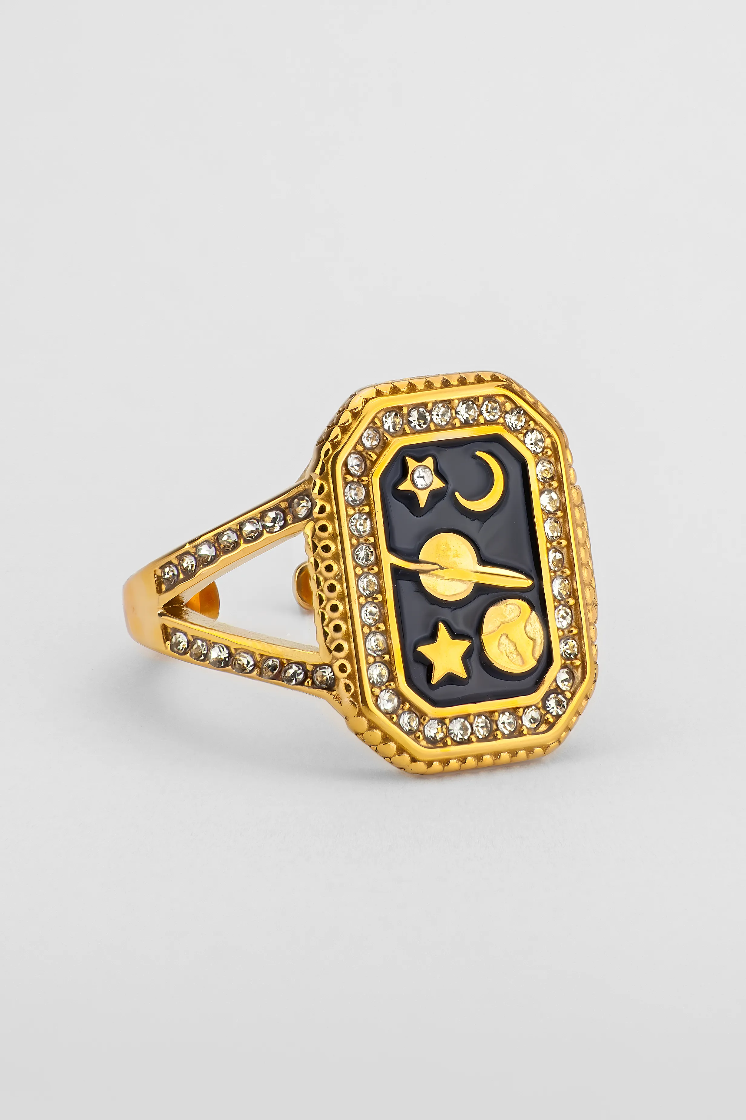 ANILLO TAROT EL SOL Y LA LUNA