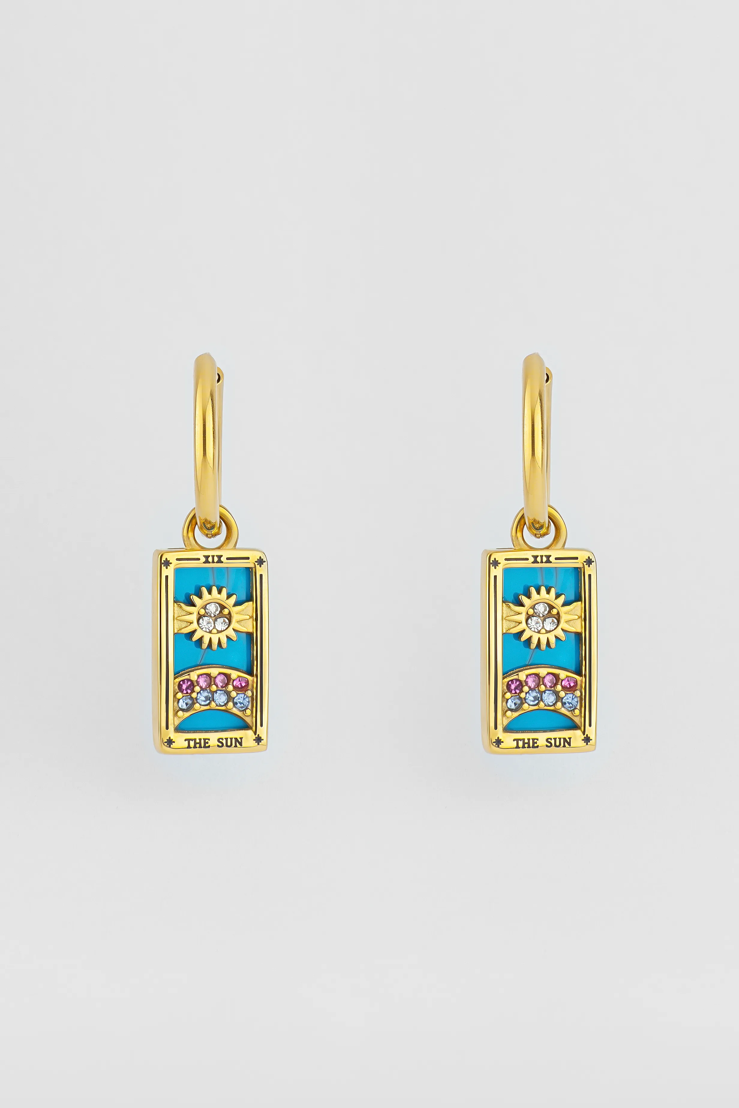 PENDIENTES AROS TAROT EL SOL