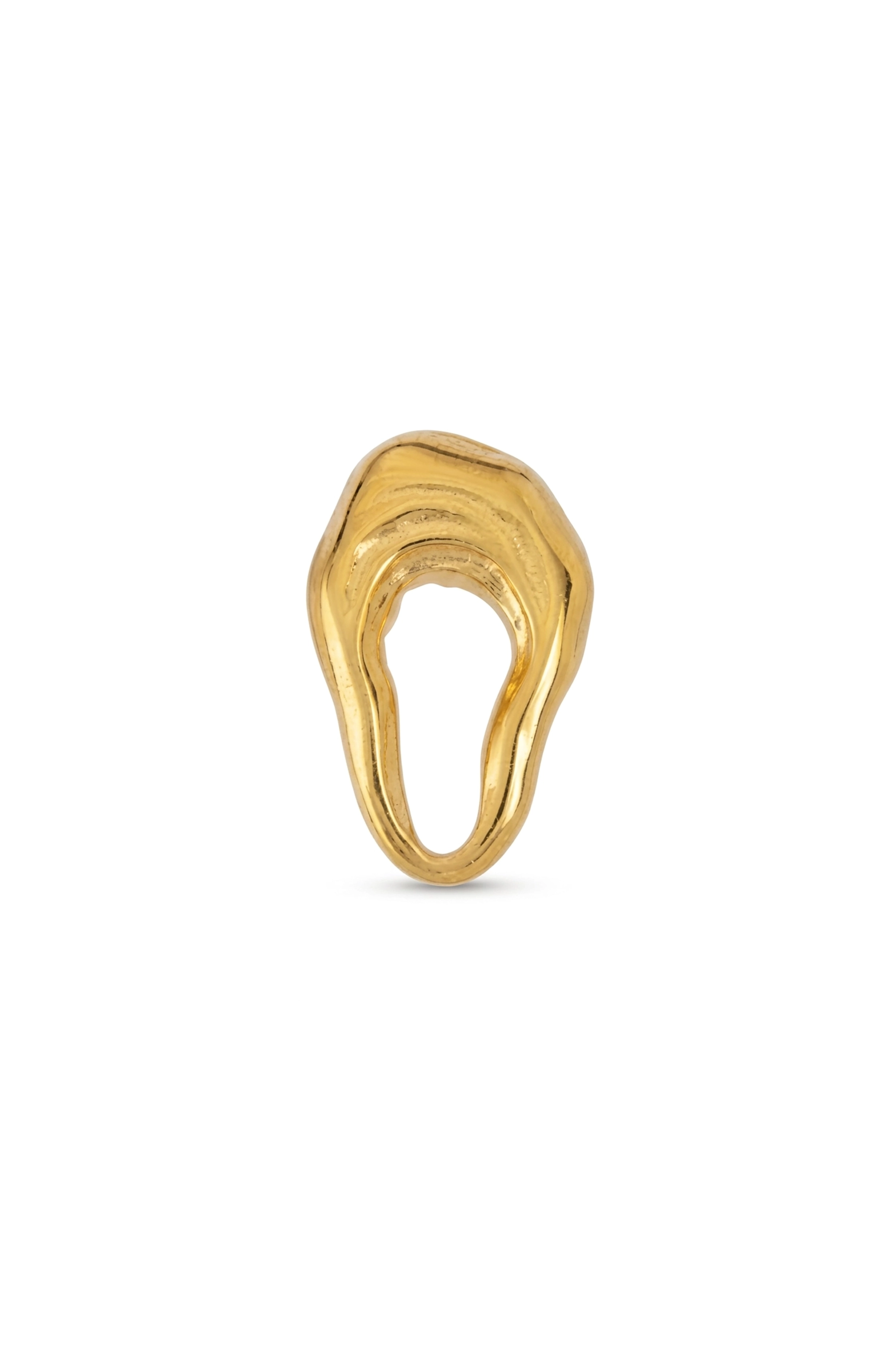 СЕРЬГИ ПЕРЕВЕРНУТАЯ КАПЛЯ ЗОЛОТЫЕ