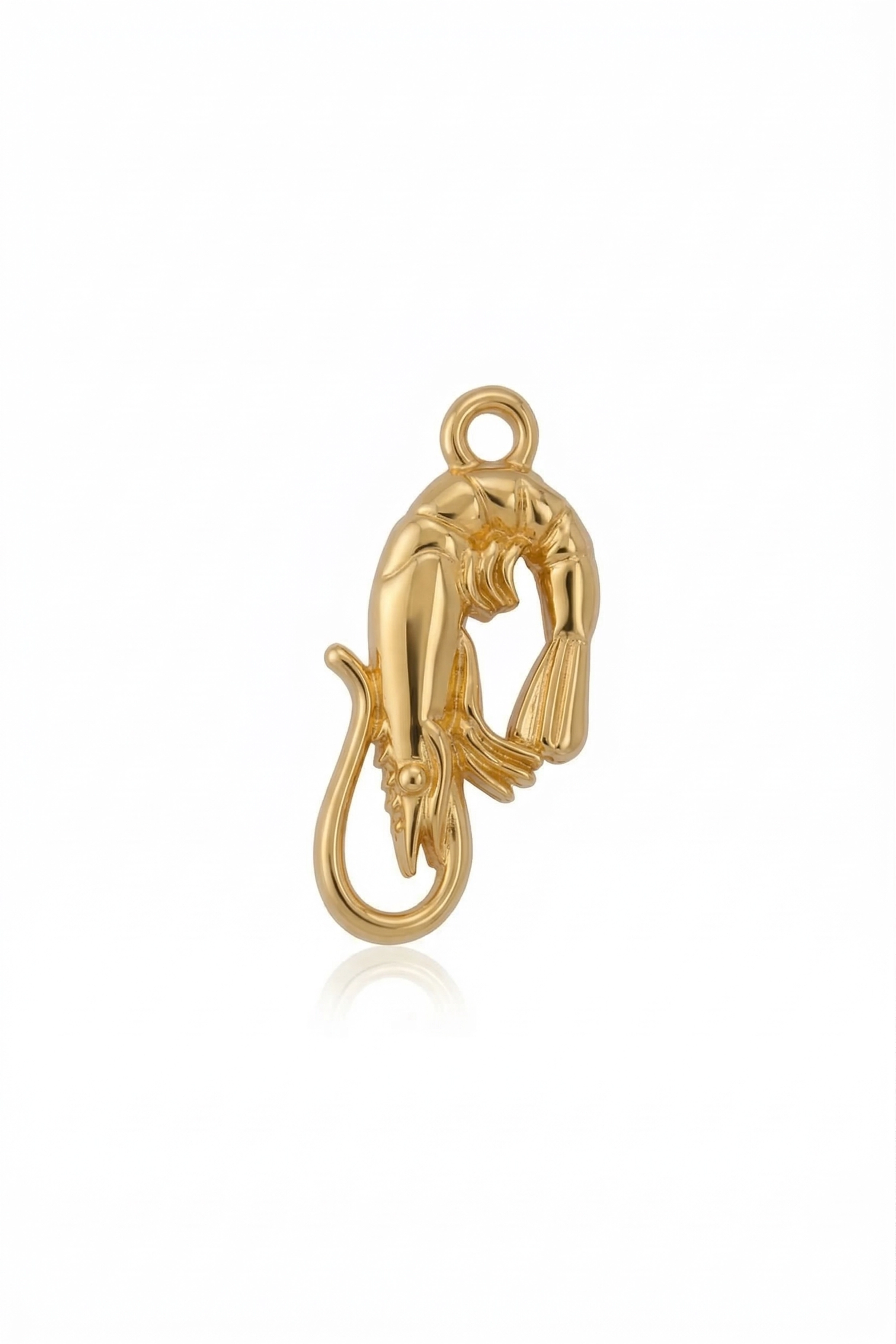 SHRIMP PENDANT GOLD
