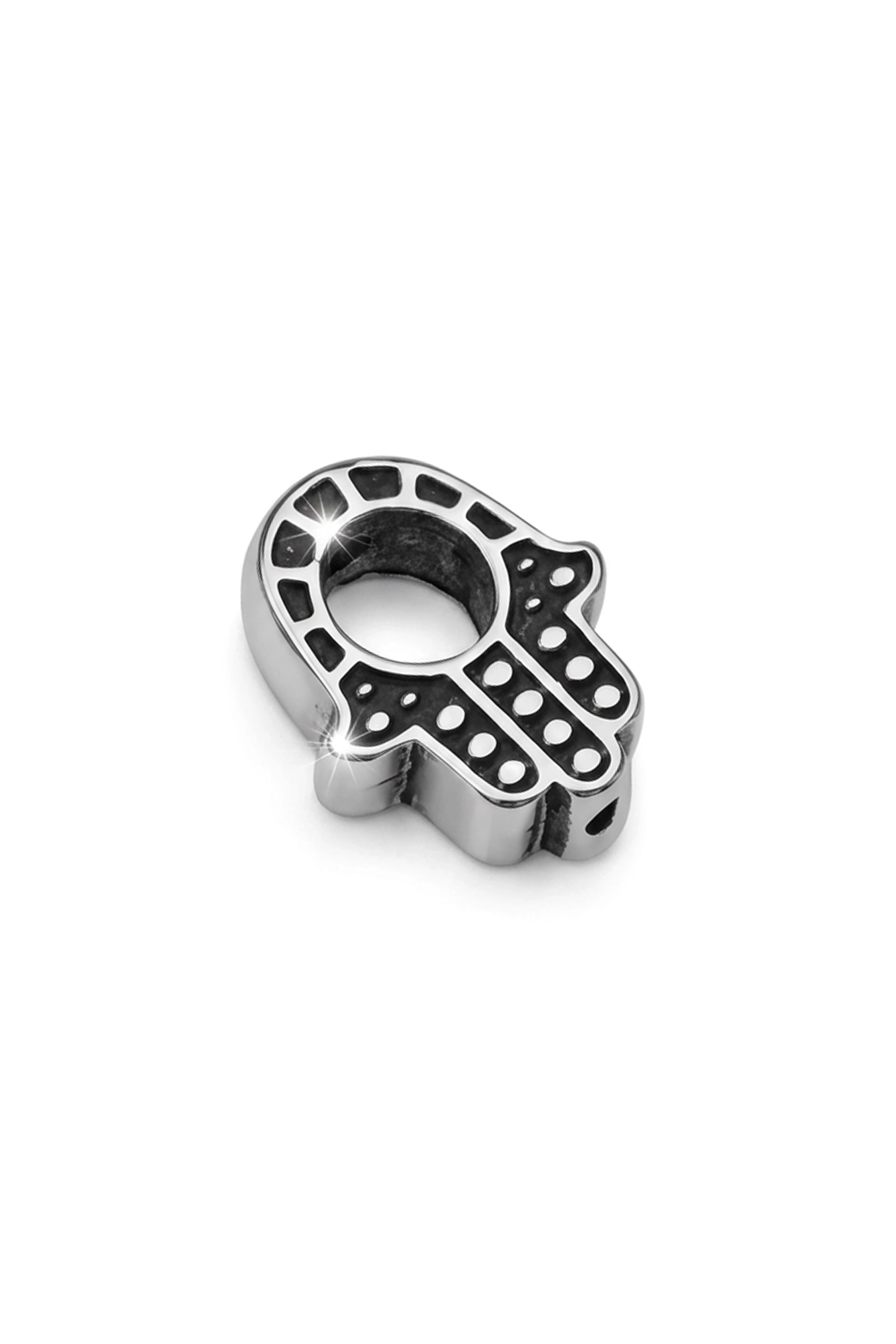 БУСИНА ХАМСА СЕРЕБРИСТАЯ