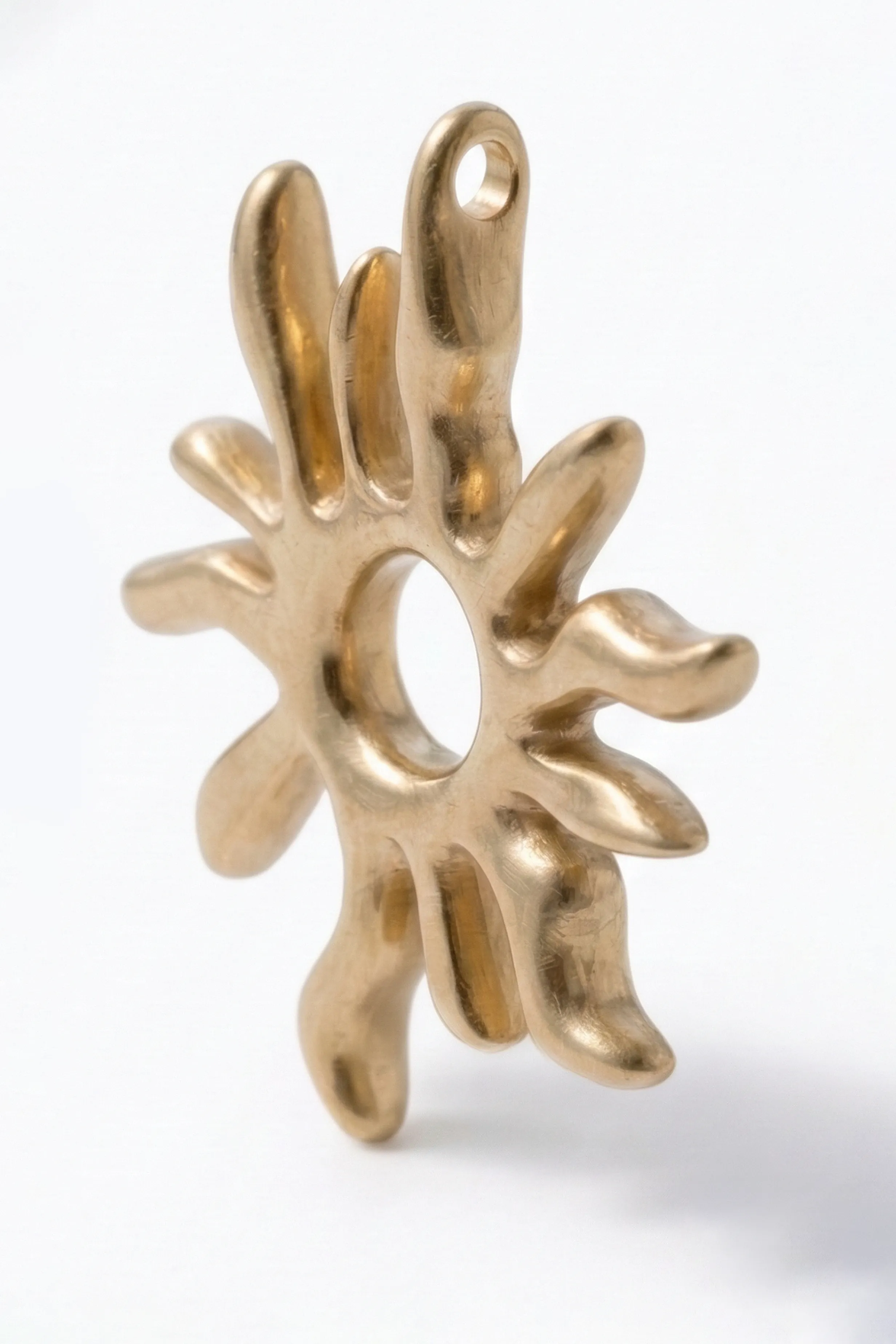 КУЛОН СОЛНЦЕ ЗОЛОТИСТЫЙ превью 3