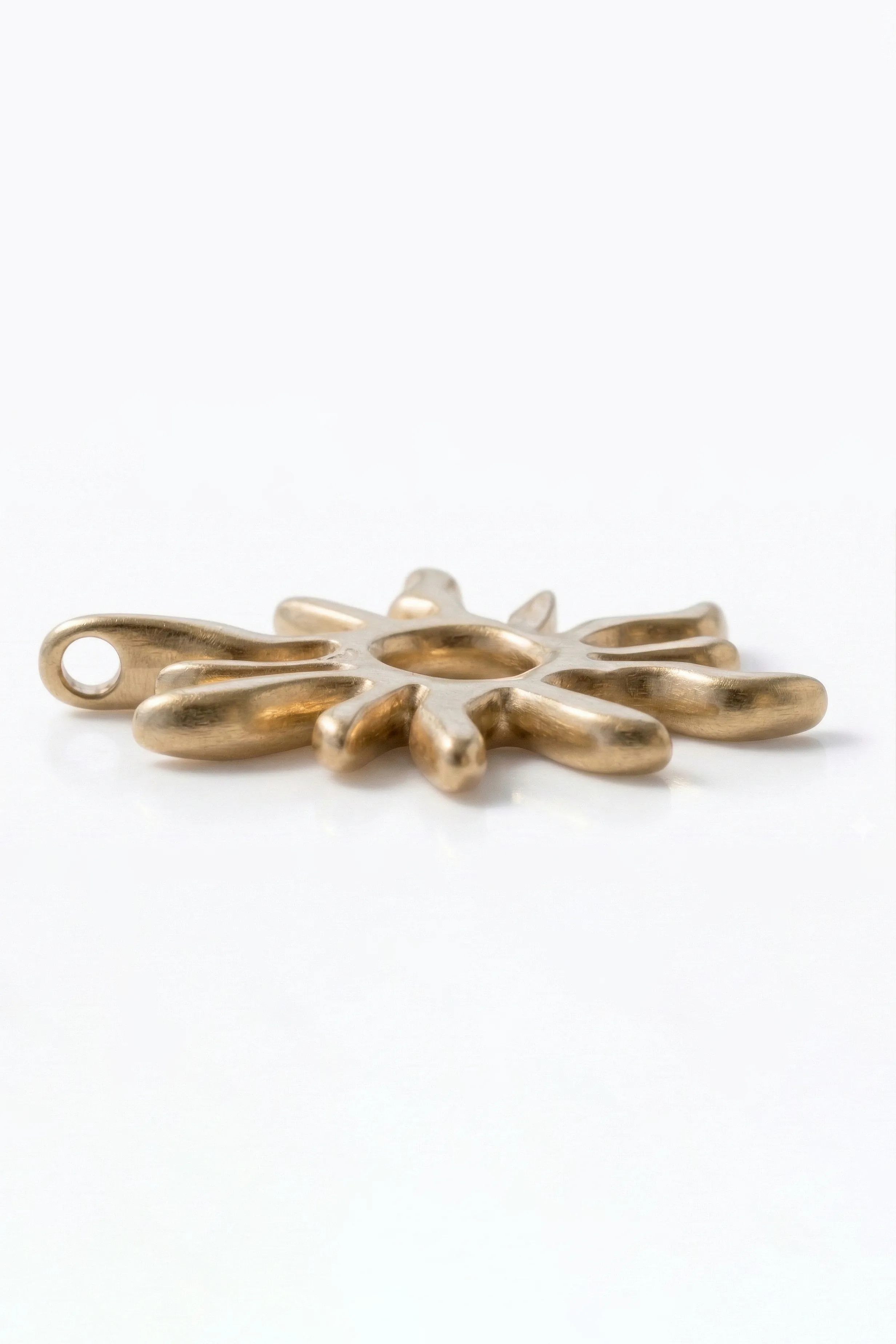 КУЛОН СОЛНЦЕ ЗОЛОТИСТЫЙ превью 5