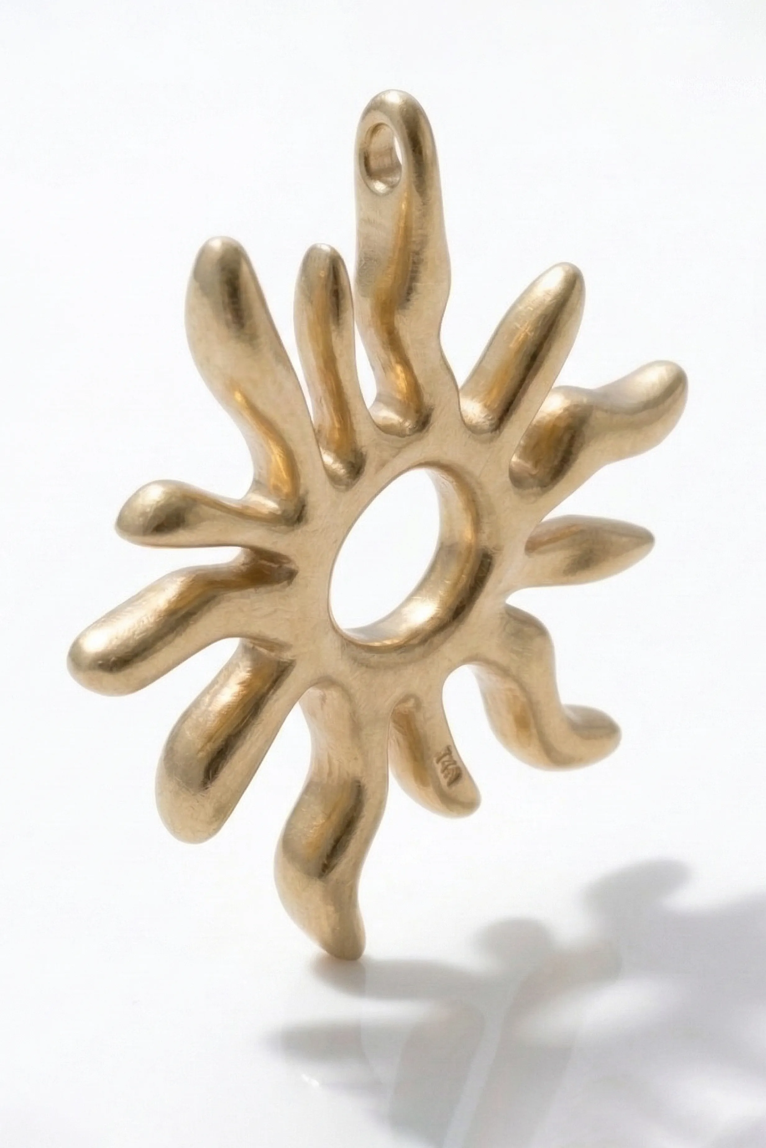 КУЛОН СОЛНЦЕ ЗОЛОТИСТЫЙ превью 9